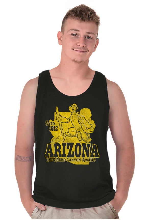 Arizona State AZ Cartoon Tank Top T Shirts Men Women Brisco Brands 3X