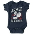 thumbnail image 1 of Popeye Armed Dangerous Biceps Workout Bodysuit Jumper Boys Infant Baby Brisco Brands 12M, 1 of 6