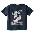 thumbnail image 1 of Popeye Armed Dangerous Biceps Workout Youth T Shirt Tee Boys Infant Toddler Brisco Brands 4T, 1 of 6