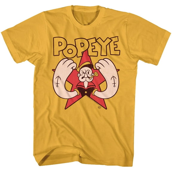 Popeye Arms Ginger Adult T-Shirt