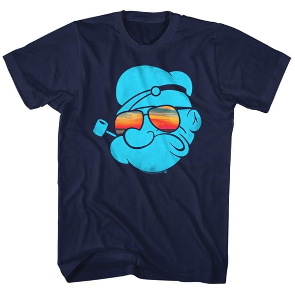 Popeye Aviators Navy Adult T-Shirt 6Xl