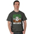 thumbnail image 1 of Popeye Bad Luck St Patricks Day Men's Graphic T Shirt Tees Brisco Brands 2X, 1 of 5