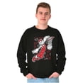 thumbnail image 1 of Popeye Basketball Dunk Cartoon Men's Crewneck Sweatshirt Brisco Brands S, 1 of 5