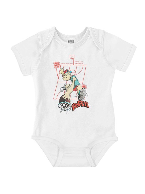 Basketball Game Slam Dunk Romper Boys or Girls Infant Baby Brisco Brands 12M