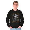 thumbnail image 1 of Popeye Biker Live To Ride Cartoon Sweatshirt for Men or Women Brisco Brands S, 1 of 6