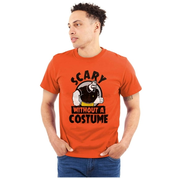 Popeye Bluto Cartoon Funny Halloween Men's Graphic T Shirt Tees Brisco Brands X