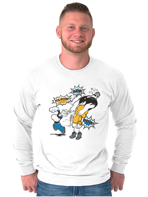 Bluto Fight Ka-Pow Punch Long Sleeve TShirt Men Women Brisco Brands S