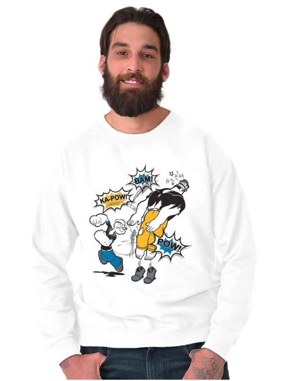 Bluto Fight Ka-Pow Punch Unisex Plus Size Sweatshirt Brisco Brands 5X