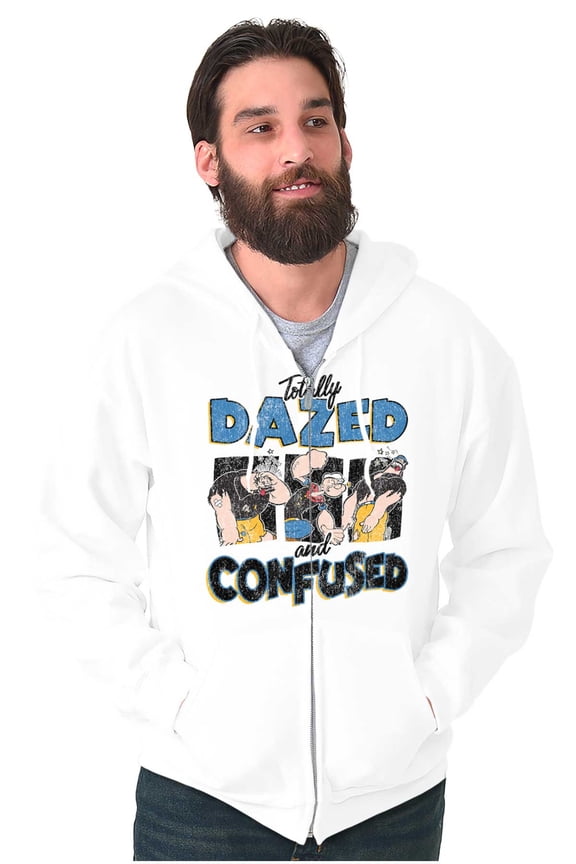 Bluto Punch Dazed and Confused Zip Up Hoodie Men's Women's Brisco Brands X