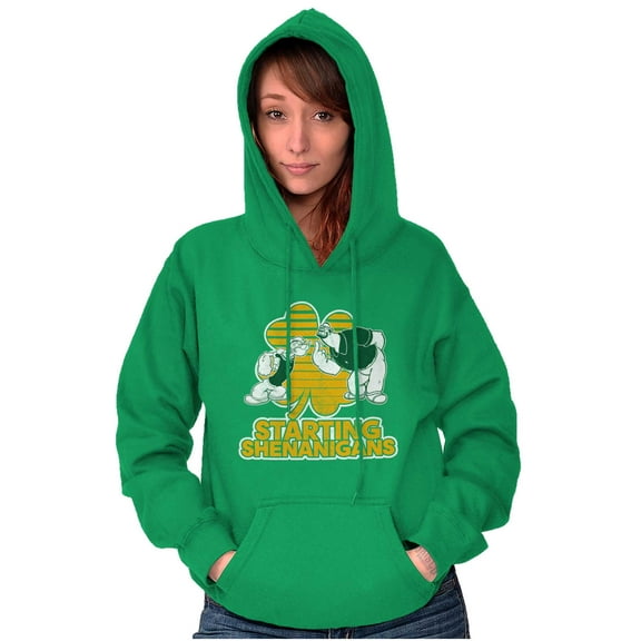 Popeye Bluto St Patricks Shenanigans Hoodie Sweatshirt Women Men Brisco Brands S