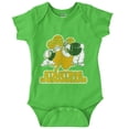 thumbnail image 1 of Popeye Bluto St Patricks Shenanigans Romper Boys or Girls Infant Baby Brisco Brands 6M, 1 of 6