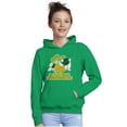 thumbnail image 1 of Popeye Bluto St Patricks Shenanigans Youth Hoodie Boy Girl Teen Brisco Brands XS, 1 of 5