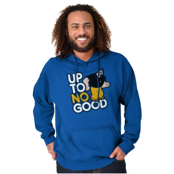 Popeye Bluto Up to No Good Funny Cool Hoodie Sweatshirt Women Men Brisco Brands M