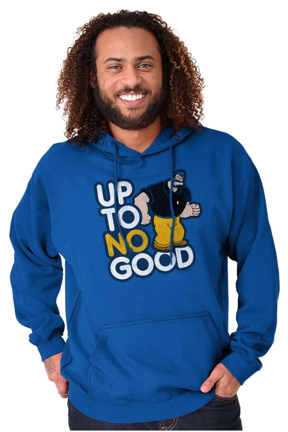 Popeye Bluto Up to No Good Funny Cool Hoodie Sweatshirt Women Men Brisco Brands M