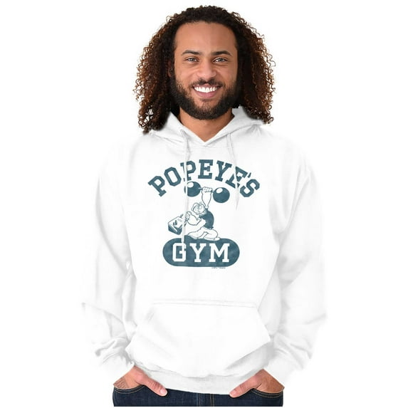 Popeye Body Builder Gym Workout Cool Hoodie Sweatshirt Women Men Brisco Brands M
