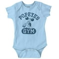 thumbnail image 1 of Popeye Body Builder Gym Workout Cool Romper Boys or Girls Infant Baby Brisco Brands 12M, 1 of 6