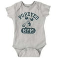 thumbnail image 1 of Popeye Body Builder Gym Workout Cool Romper Boys or Girls Infant Baby Brisco Brands 12M, 1 of 6