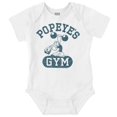 thumbnail image 1 of Popeye Body Builder Gym Workout Cool Romper Boys or Girls Infant Baby Brisco Brands NB, 1 of 6