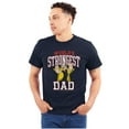 thumbnail image 1 of Popeye Cartoon Worlds Strongest Dad Men's Graphic T Shirt Tees Brisco Brands S, 1 of 5