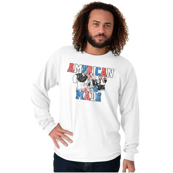 Popeye Characters American Made Long Sleeve TShirt Men Women Brisco Brands X