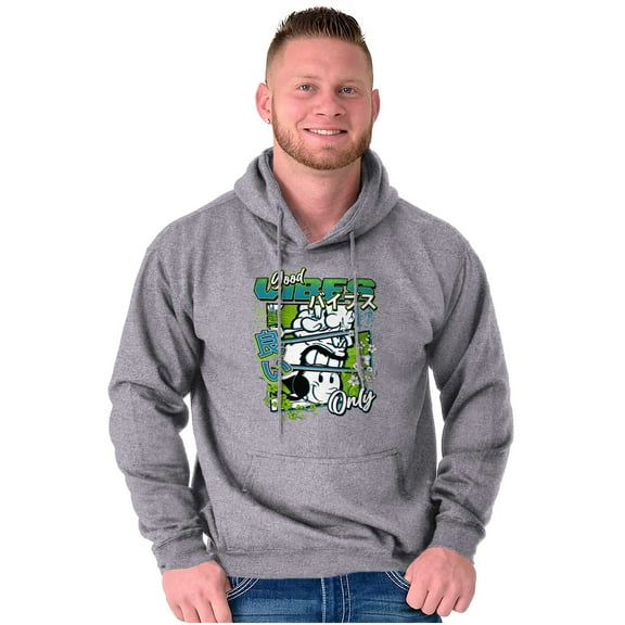 Popeye Characters Kanji Comic Panel Hoodie Hooded Sweatshirt Men Brisco Brands S