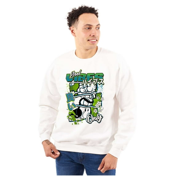 Popeye Characters Kanji Comic Panel Men Big & Tall Sweatshirt Brisco Brands 5X