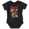 thumbnail image 1 of Popeye Christmas Lights Crew Cartoon Baby Romper Boys or Girls Brisco Brands NB, 1 of 6