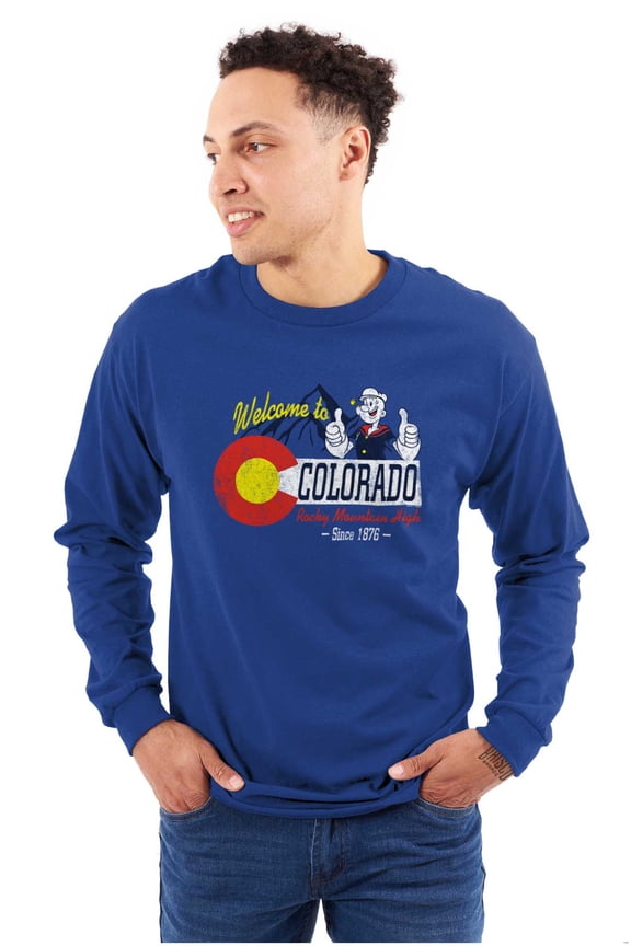 Colorado CO Local State Pride Unisex Plus Size Long Sleeve Shirt Brisco Brands 2X