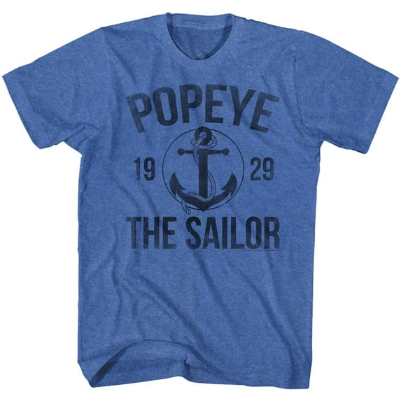 Popeye Comics Anchor Adult Short Sleeve T Shirt