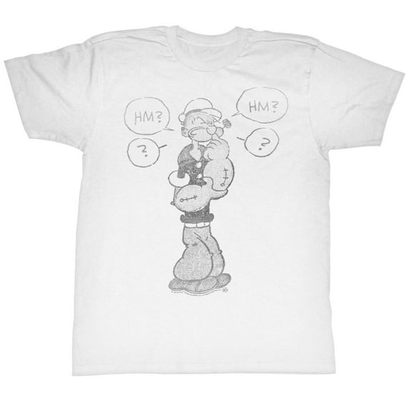 Popeye Comics Comicish Adult Short Sleeve T Shirt