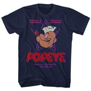 Popeye Comics Old Game Adult Short Sleeve T Shirt