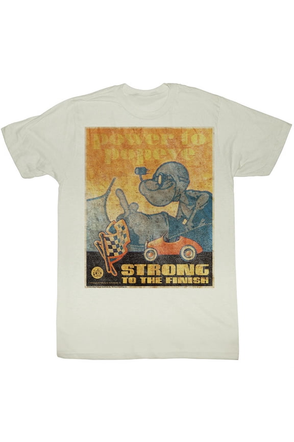 Popeye Comics Power To Popeye Adult Short Sleeve T Shirt