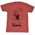 thumbnail image 1 of Popeye Comics Sailorman Adult Short Sleeve T Shirt, 1 of 2