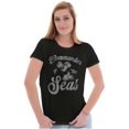 thumbnail image 1 of Popeye Commander of the Seas Cartoon Women's T Shirt Ladies Tee Brisco Brands S, 1 of 3