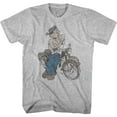 thumbnail image 1 of Popeye Cycle Gray Heather Adult T-Shirt, 1 of 2