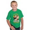 thumbnail image 1 of Popeye Deck Your Halls Christmas Crewneck T Shirts Boy Girl Teen Brisco Brands XS, 1 of 6