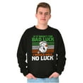 thumbnail image 1 of Popeye Funny Irish Bad Luck Joke Unisex Plus Size Sweatshirt Brisco Brands 2X, 1 of 3