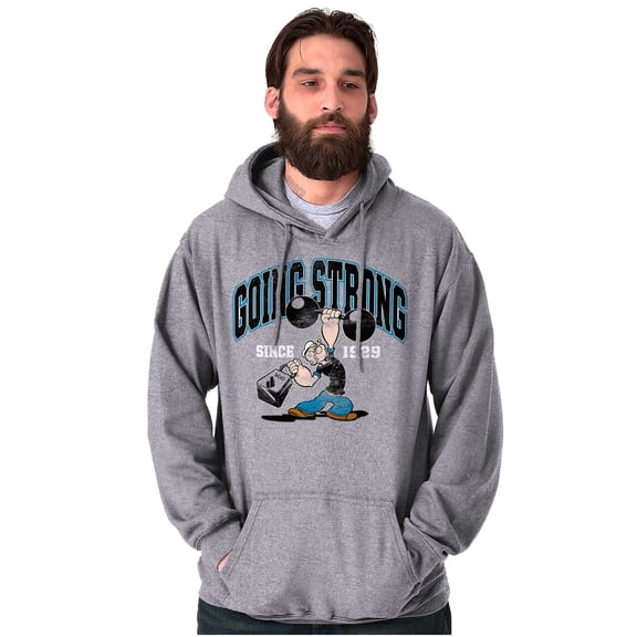 Popeye Going Strong Since 1929 Gym Hoodie Sweatshirt Women Men Brisco Brands S