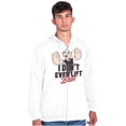 thumbnail image 1 of Popeye I Don't Even Lift Bro Funny Zip Up Hoodie Men's Women's Brisco Brands M, 1 of 6