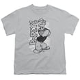 thumbnail image 1 of Popeye Inked Popeye Youth 18/1 T-Shirt Silver, 1 of 1