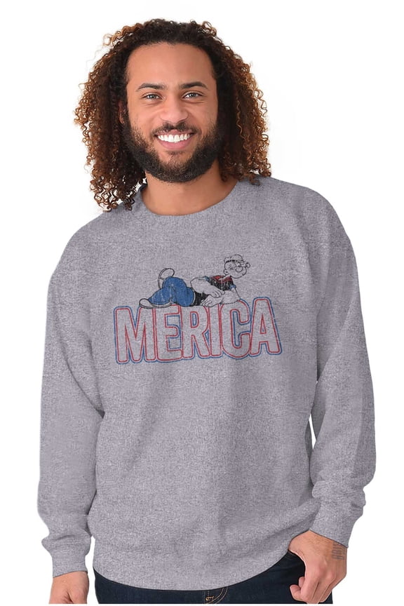 Ironic America Nickname Funny Sweatshirt for Men or Women Brisco Brands X