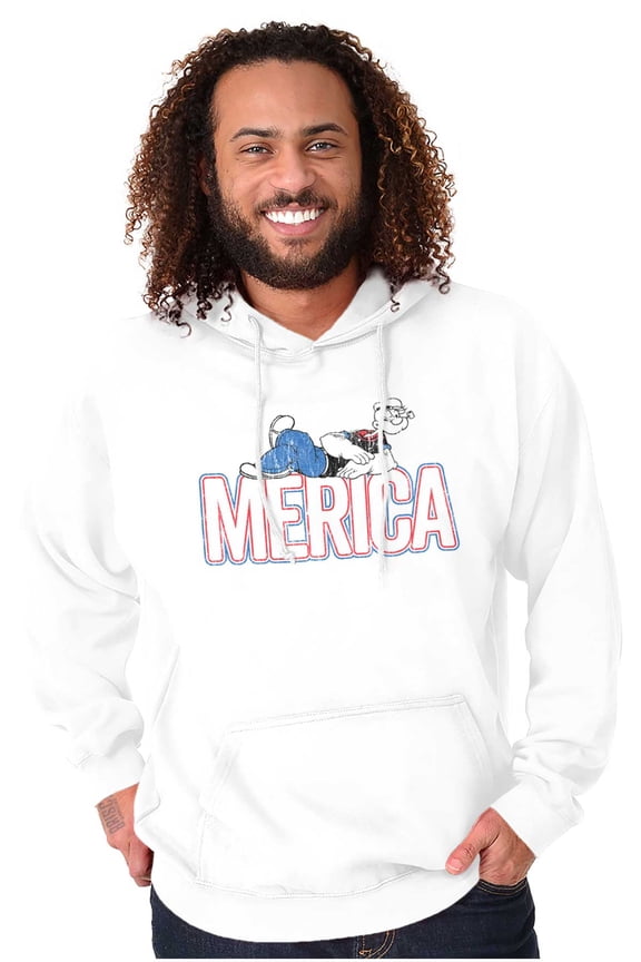 Ironic America Nickname Funny Unisex Plus Size Hoodie Brisco Brands 5X