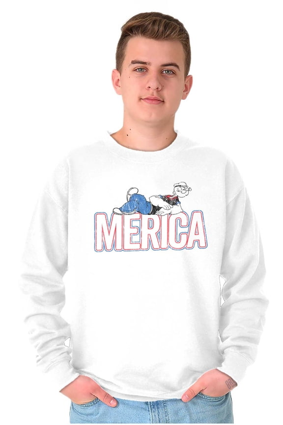 Ironic America Nickname Funny Unisex Plus Size Sweatshirt Brisco Brands 3X