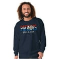 thumbnail image 1 of Popeye Ironic American Patriots Cool Sweatshirt for Men or Women Brisco Brands S, 1 of 6