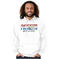 thumbnail image 1 of Popeye Ironic American Patriots Cool Unisex Plus Size Hoodie Brisco Brands 3X, 1 of 5