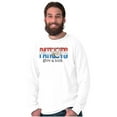 thumbnail image 1 of Popeye Ironic American Patriots Cool Unisex Plus Size Long Sleeve Shirt Brisco Brands 2X, 1 of 5