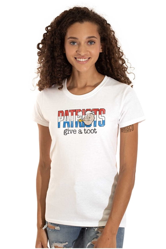 Ironic American Patriots Cool Women's T Shirt Ladies Tee Brisco Brands X