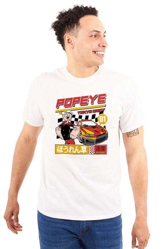 Kanji Tokyo Drift Racecar Men's Graphic T Shirt Tees Brisco Brands 3X