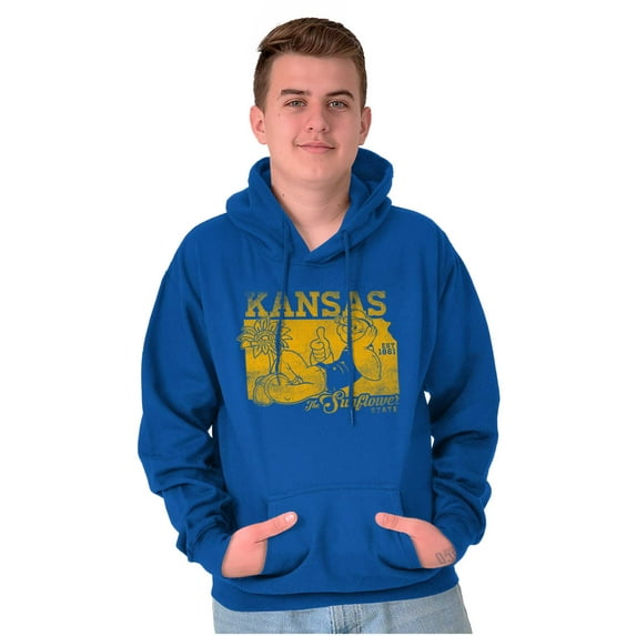 Popeye Kansas KS Local State Pride Hoodie Sweatshirt Women Men Brisco Brands M
