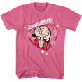 thumbnail image 1 of Popeye Land Lover Retro Pink Heather Adult T-Shirt Xl, 1 of 2